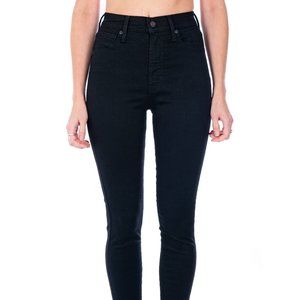 New Levi’s Mile High Super Skinny Black Denim Jean